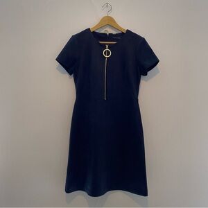 Calvin Klein Sheath Dress in Navy‎ Size 8 New with tag